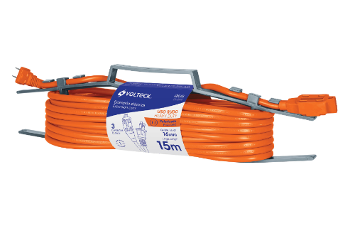 Extension Uso Rudo 15m 2x16AWG 48048 Volteck